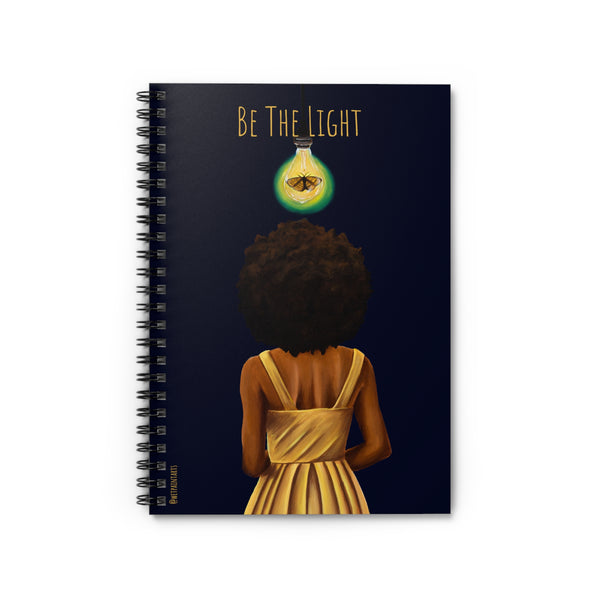 Be The Light Spiral Bound Notebook