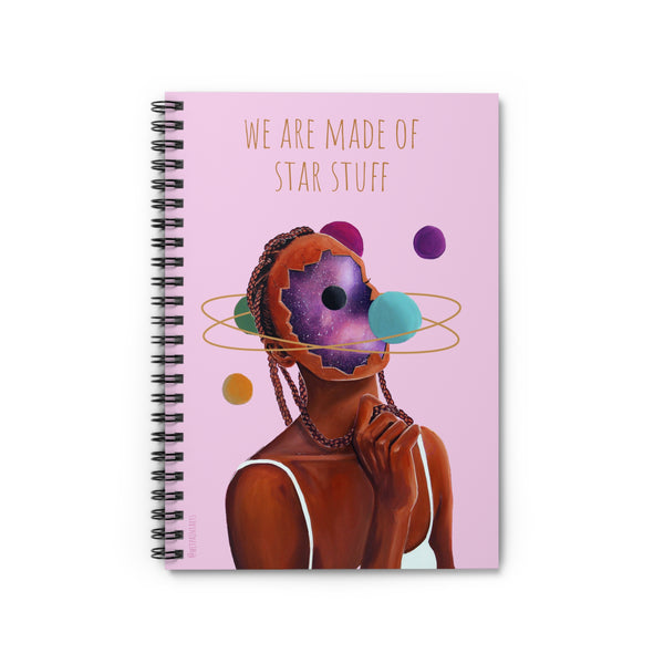 We Are Made of Star Stuff Spiral Bound Notebook (Golden)