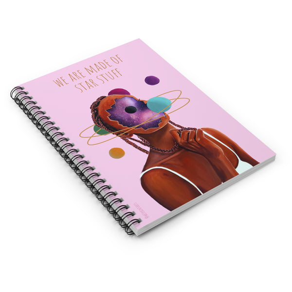 We Are Made of Star Stuff Spiral Bound Notebook (Golden)
