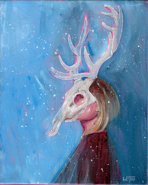 Deer Mask 8x10 Limited Edition Print