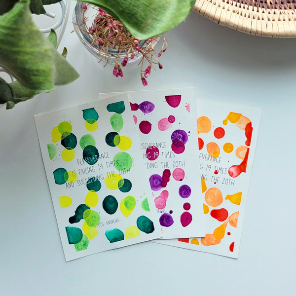 March Art Card - Julie Andrews