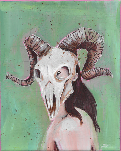 Ram Mask 8x10 Limited Edition Print