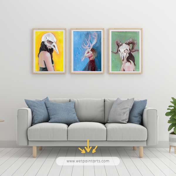 Deer Mask 8x10 Limited Edition Print
