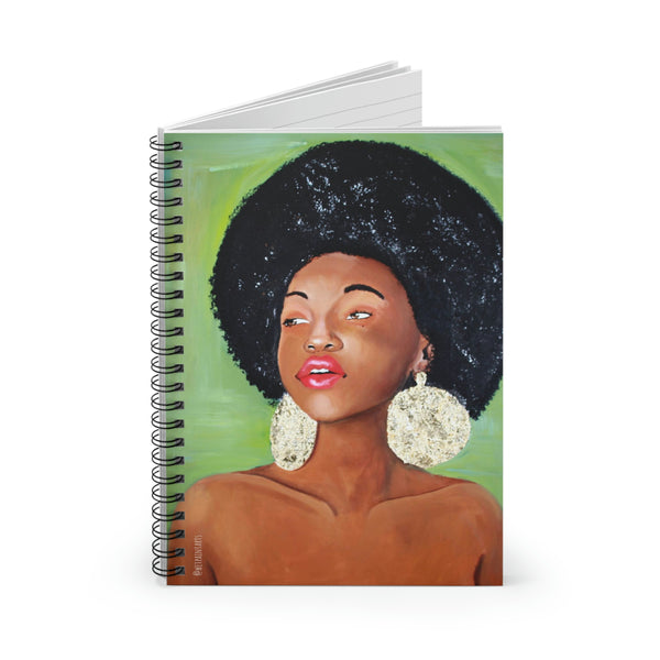 Peridot & Gold Spiral Bound Notebook