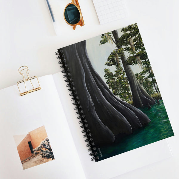 "Cypress Lake" Spiral Notebook