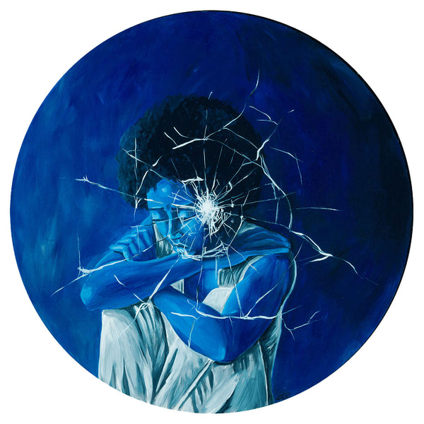 Broken But Still Good 12x12 Matted Watercolor Paper Print