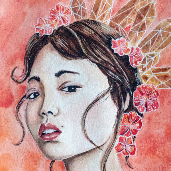 Camellia 4x6 Open Edition Print