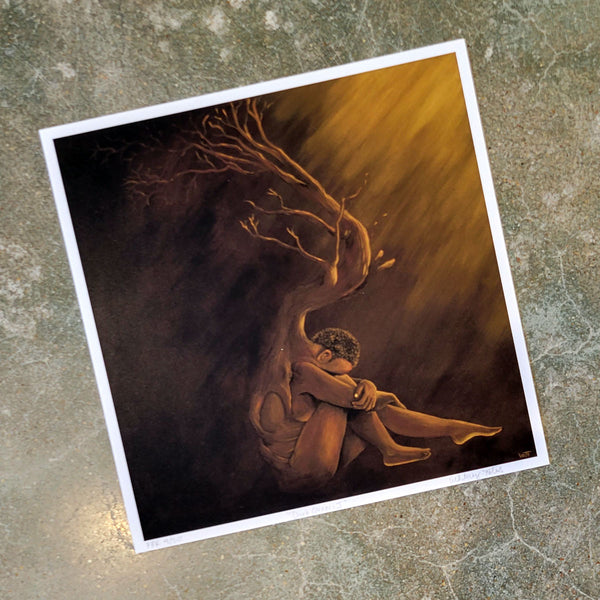 Dark Corners I - Watercolor Print