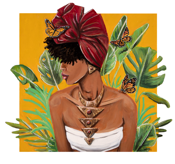 Breaking Barriers: Tropical Watercolor Print