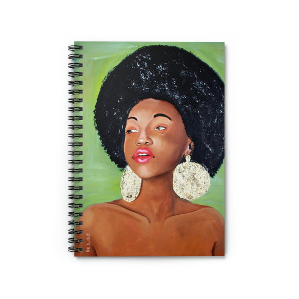 Peridot & Gold Spiral Bound Notebook