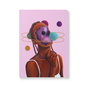 Cosmic Dreams Softcover Journal - Artistic Space Design for Creative Souls