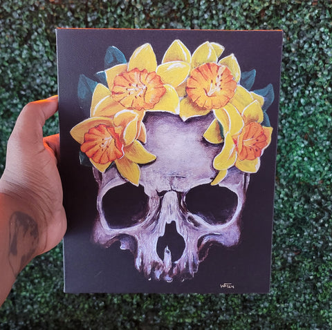 Narcissist's Crown Artist Enhanced Canvas Print