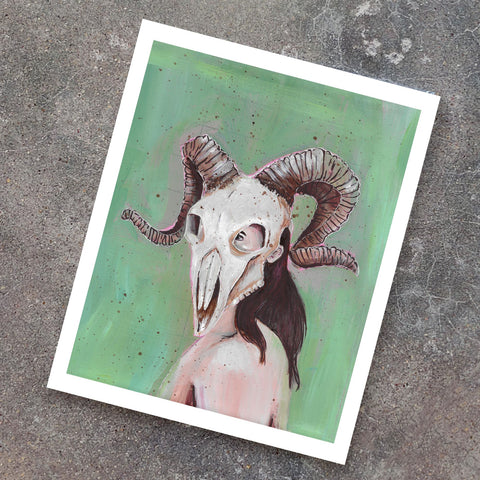 Ram Mask 8x10 Limited Edition Print