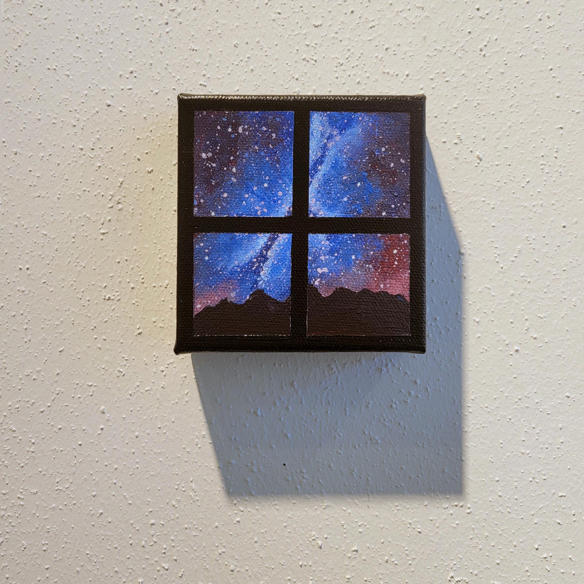 Small Windows: Night Sky Above the Moutnains