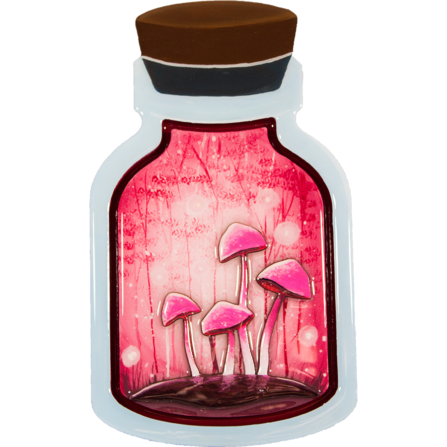 Pink Terrarium Bottle