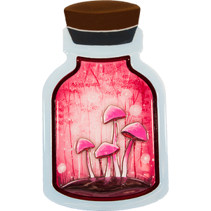 Pink Terrarium Bottle