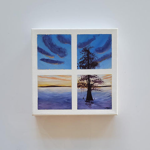 Large Windows: Cypress Sunset