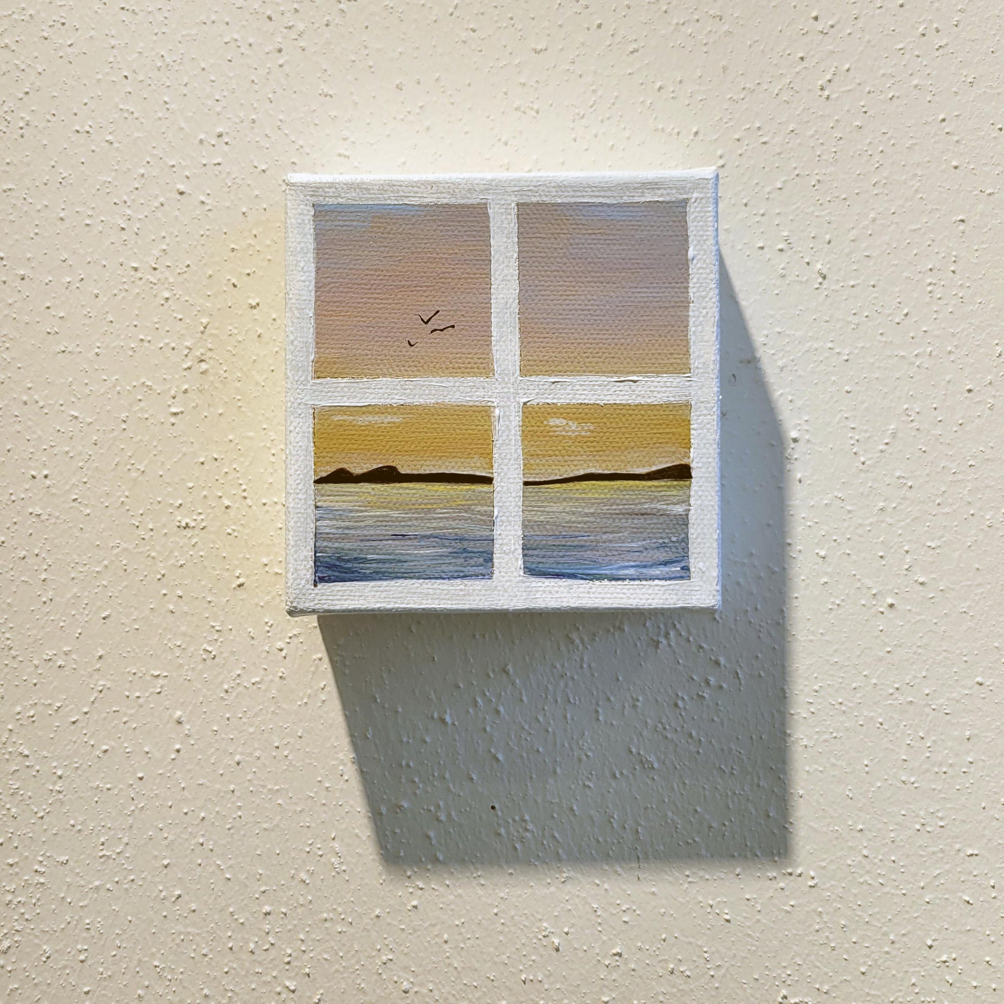 Small Windows: Golden Hour, Soft Waves