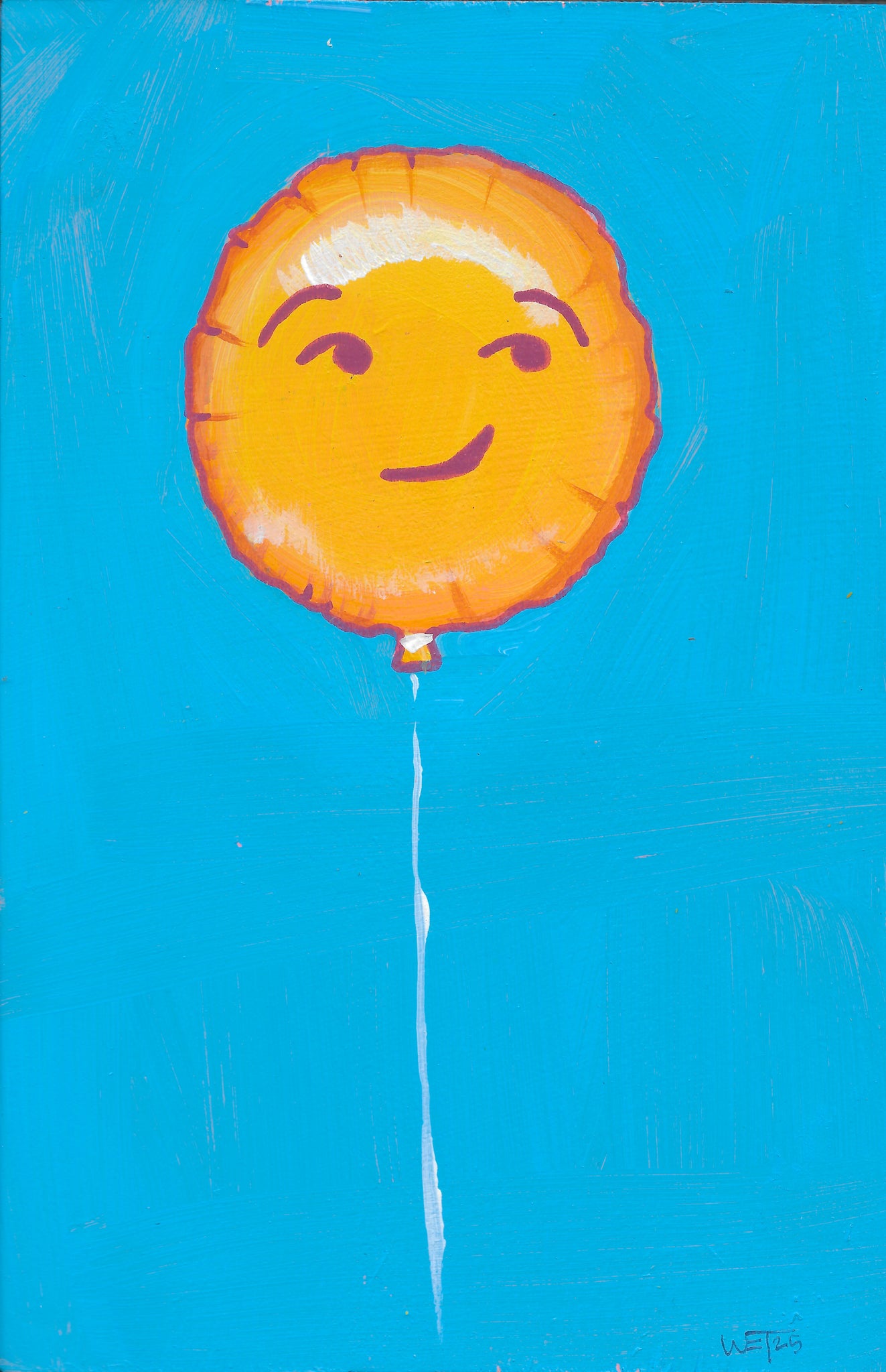 Smirking Smiley Balloon