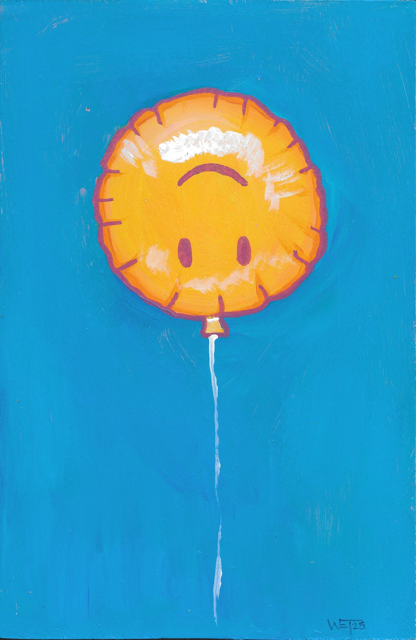 Upside Down Smiley Balloon